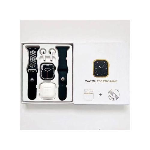 T55 Pro Max Montre Intelligente 3 En 1 - Noir