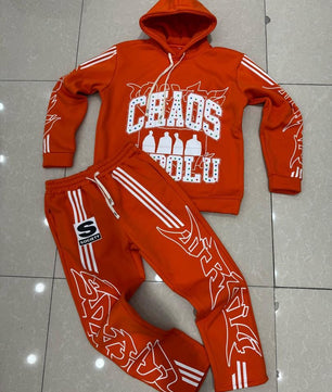 Ensemble Hoodie & Jogger “Street Flame”