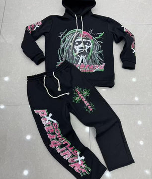 Ensemble Hoodie & Jogger “Street Flame”