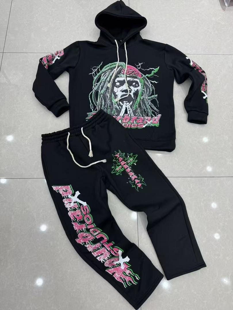 Ensemble Hoodie & Jogger “Street Flame”