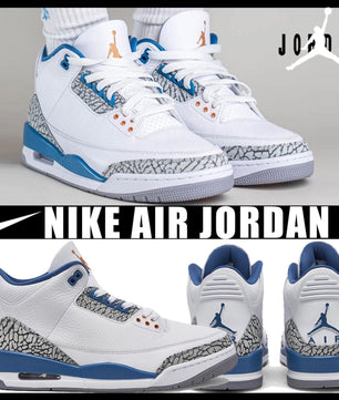 Air Jordan 3 RÉTRO Blanc / Bleu