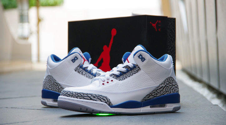 Air Jordan 3 RÉTRO Blanc / Bleu