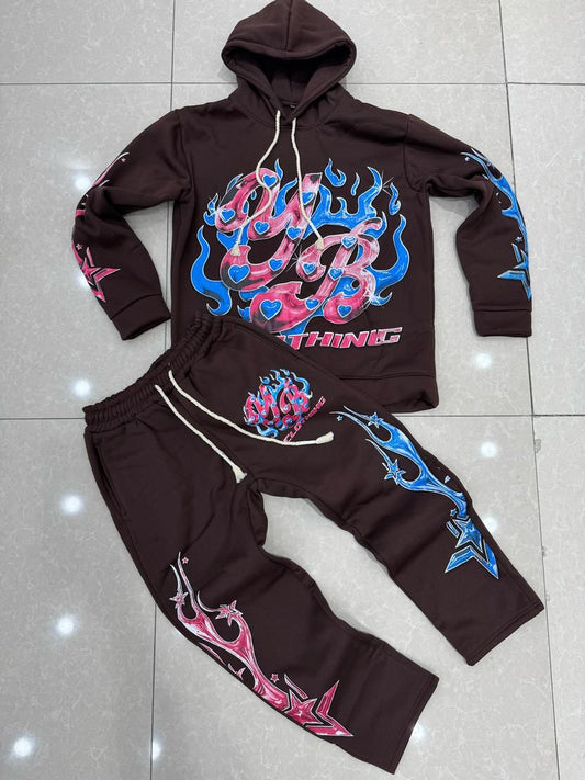 Ensemble Hoodie & Jogger “Street Flame”