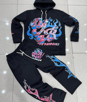 Ensemble Hoodie & Jogger “Street Flame”