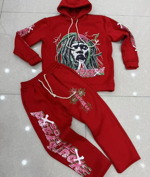 Ensemble Hoodie & Jogger “Street Flame”