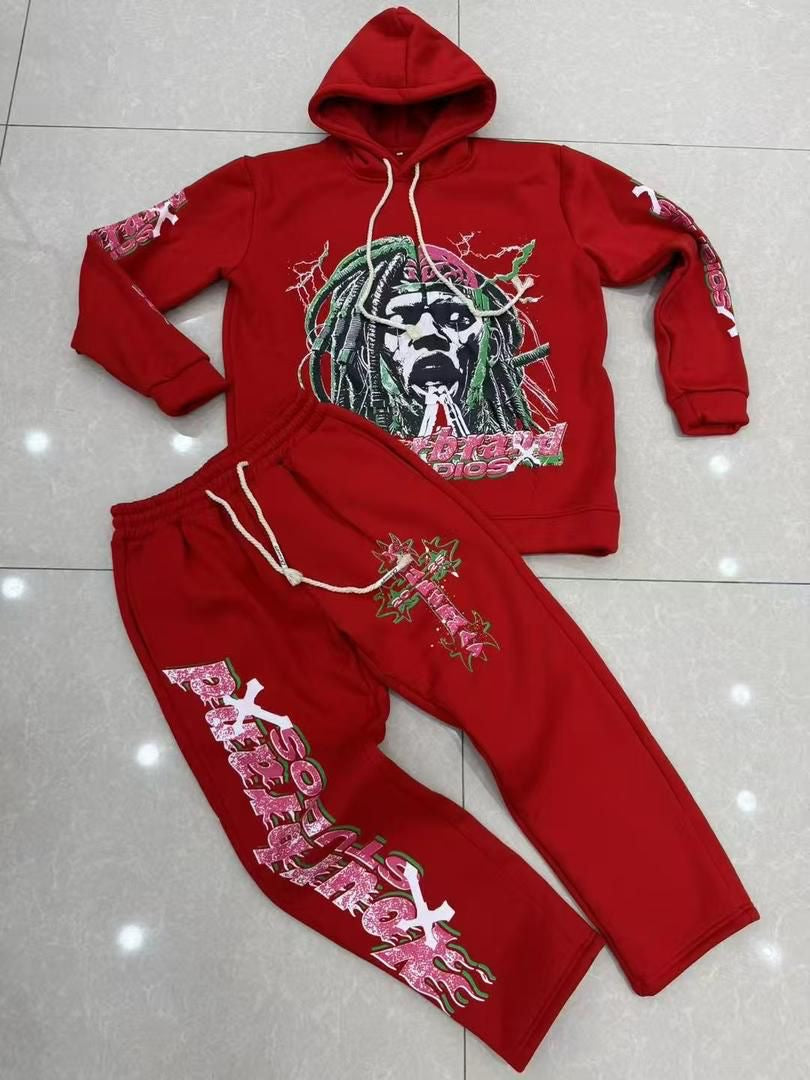 Ensemble Hoodie & Jogger “Street Flame”