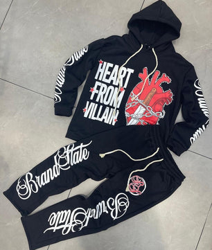 Ensemble Hoodie & Jogger “Street Flame”