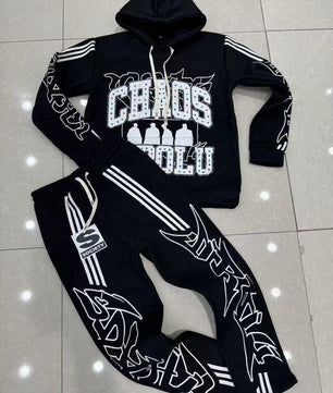Ensemble Hoodie & Jogger “Street Flame”