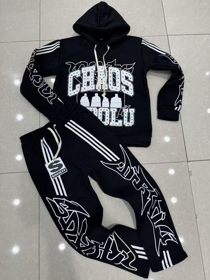 Ensemble Hoodie & Jogger “Street Flame”