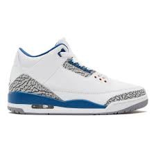 Air Jordan 3 RÉTRO Blanc / Bleu