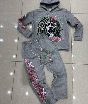 Ensemble Hoodie & Jogger “Street Flame”