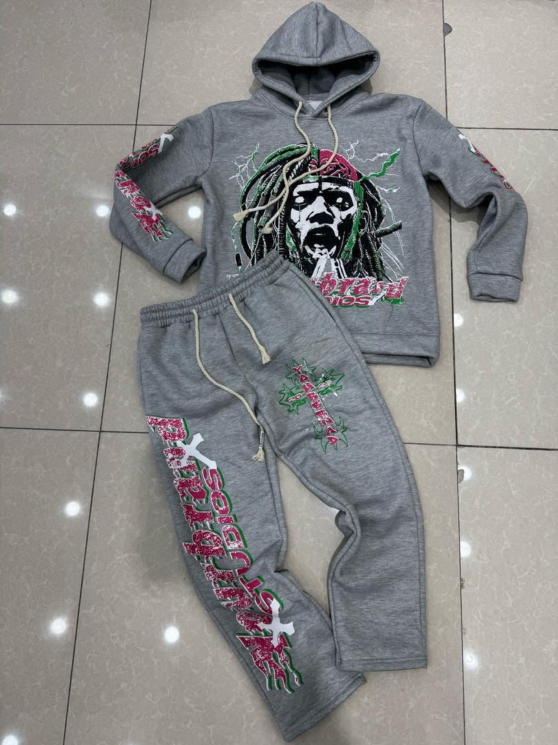 Ensemble Hoodie & Jogger “Street Flame”