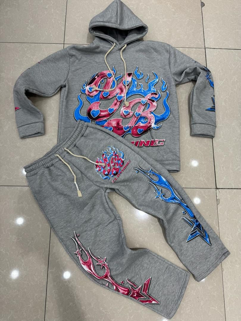 Ensemble Hoodie & Jogger “Street Flame”