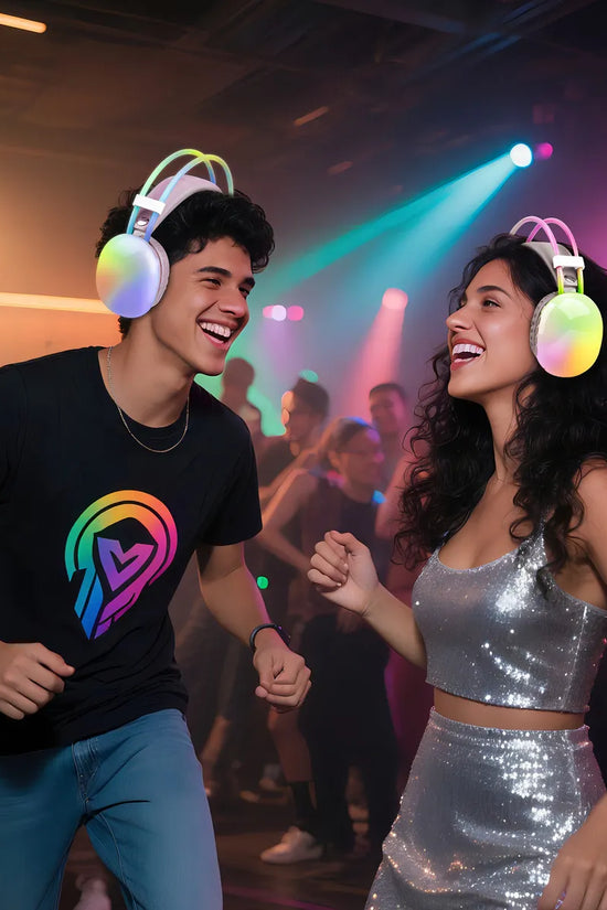Casque serre-tête Bluetooth sans fil avec lumière RVB 4,9 Note 4,9 sur 5. 15 avis. (15)