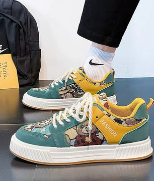 Chaussures de planche tendance GALUIN New Young Fashion - Jaune