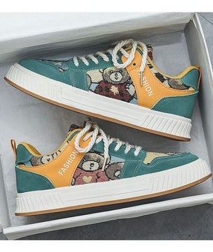 Chaussures de planche tendance GALUIN New Young Fashion - Jaune