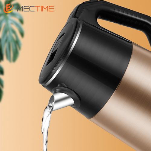 Bouilloire électrique 2,5 L 1 500 W en acier inoxydable de qualité alimentaire – Doré