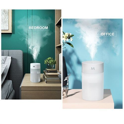 Diffuseur d'humidificateur à brume de 260 ml avec veilleuse colorée et silencieuse