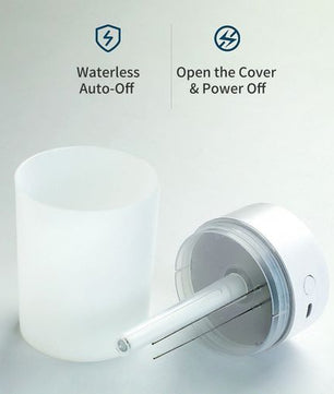 Diffuseur d'humidificateur à brume de 260 ml avec veilleuse colorée et silencieuse