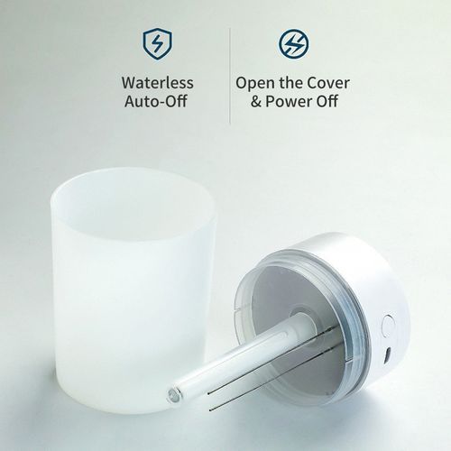 Diffuseur d'humidificateur à brume de 260 ml avec veilleuse colorée et silencieuse