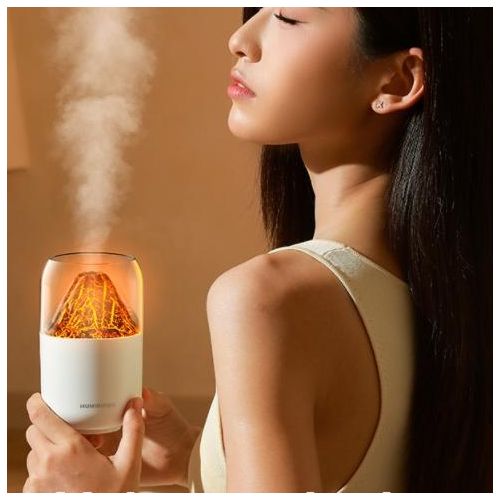 Humidificateur Volcano USB Spray Light Humidificateur d'aromathérapie