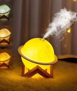 Diffuseur d'huiles essentielles parfumées, humidificateur d'air à LED, lampe de nuit