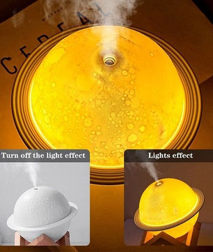 Diffuseur d'huiles essentielles parfumées, humidificateur d'air à LED, lampe de nuit