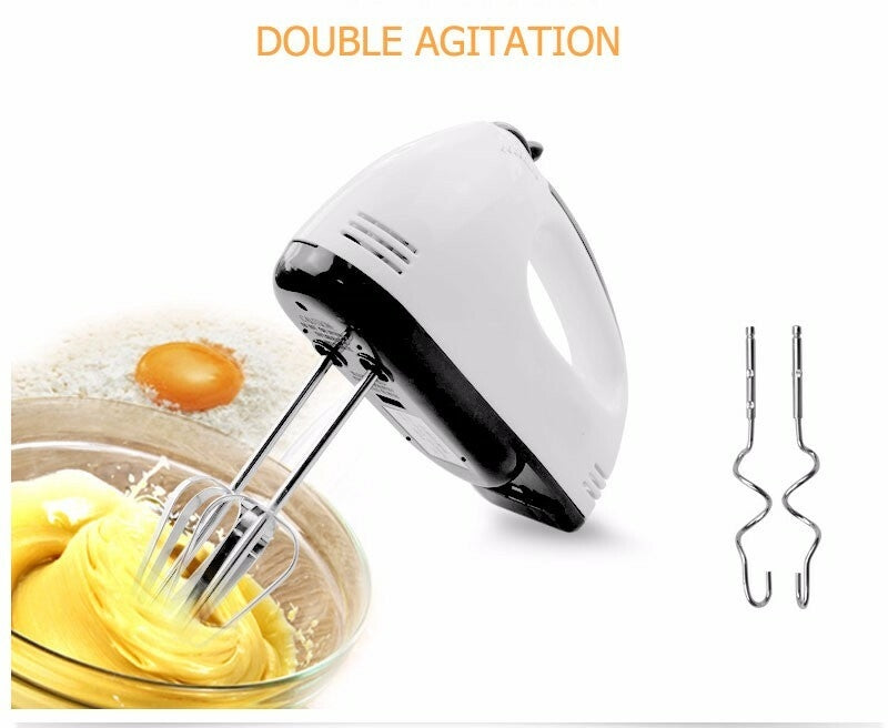 Batteur à main électrique à 7 vitesses Fouet Batteur à œufs Cuisson de gâteaux