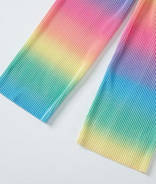 Pantalon long arc-en-ciel tendance pour filles de Camiwind
|