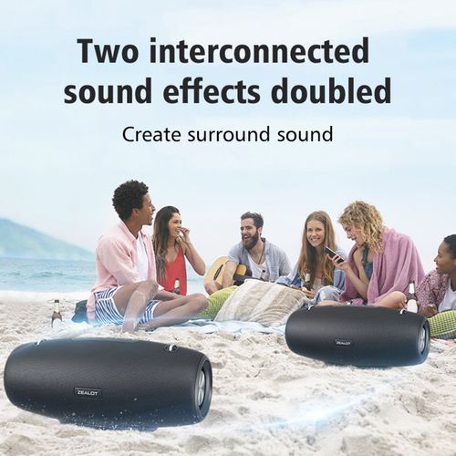 Enceinte portable sans fil Zealot S67 avec technologie BT 5.0