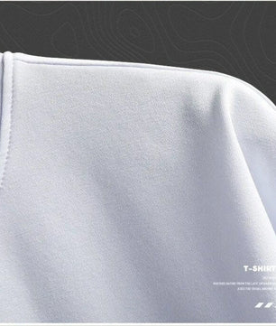 Ensemble short à manches courtes 2 en 1 pour homme GALUIN - Blanc