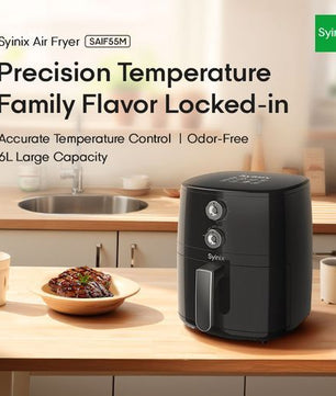 Friteuse à air chaud 3D Syinix 6L avec contrôle de température