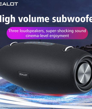Enceinte portable sans fil Zealot S67 avec technologie BT 5.0
