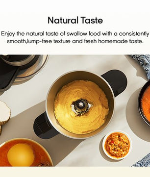 Syinix Swallow Maker ECO - Cuisson et pilement d'ignames/fufu multifonctionnel