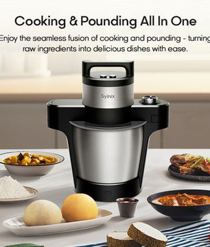 Syinix Swallow Maker ECO - Cuisson et pilement d'ignames/fufu multifonctionnel