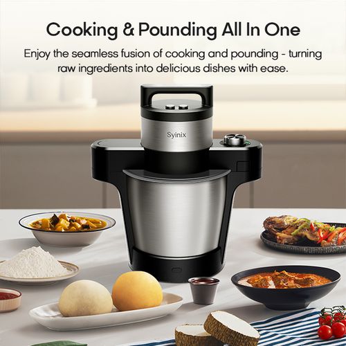 Syinix Swallow Maker ECO - Cuisson et pilement d'ignames/fufu multifonctionnel