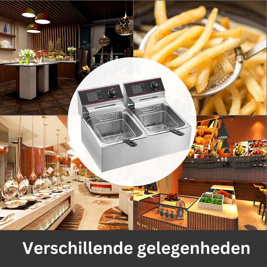 Friteuse Double PerfectGear - Friteuse Double - Friteuse Double - 2 x 6 Litres