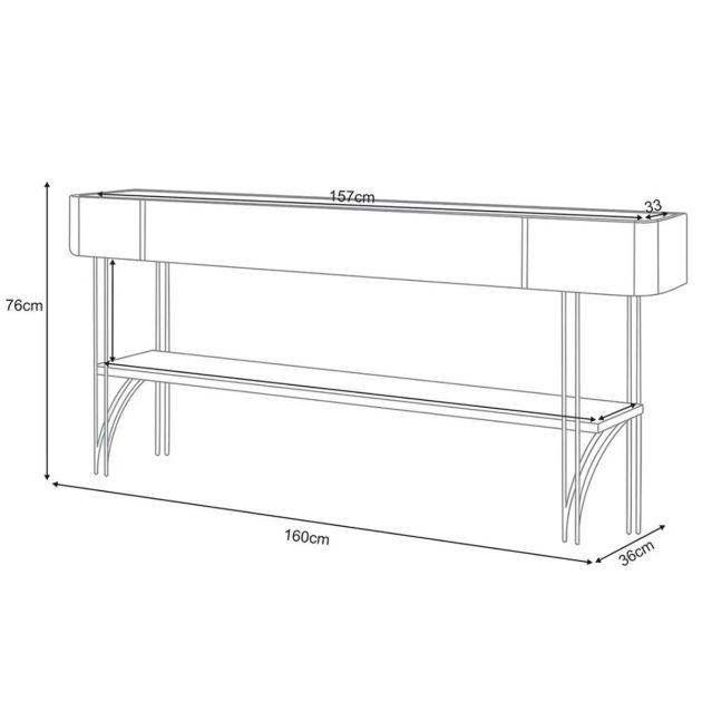 Buffet VIVANT- 7090 - Cinamomo / Blanc Cassé