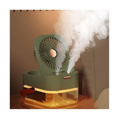 Ventilateur humidificateur ventilateur portable refroidisseur d'air humidificateur d'air ventilateur USB ventilateur de bureau avec veilleuse pour l'été appareil ménager