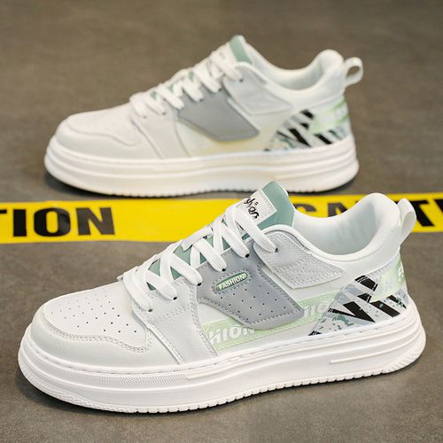 Chaussures de sport décontractées pour hommes BLWOENS - Blanc