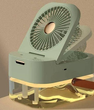 Ventilateur humidificateur ventilateur portable refroidisseur d'air humidificateur d'air ventilateur USB ventilateur de bureau avec veilleuse pour l'été appareil ménager