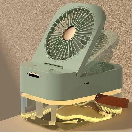 Ventilateur humidificateur ventilateur portable refroidisseur d'air humidificateur d'air ventilateur USB ventilateur de bureau avec veilleuse pour l'été appareil ménager
