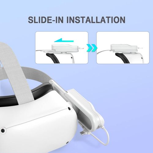 Batterie externe d'une capacité de 5000 mAh pour Oculus Quest 2 VR.