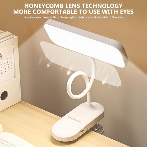 Lampe de bureau de protection des yeux TIMBUTUS, lampe de table, veilleuse rechargeable