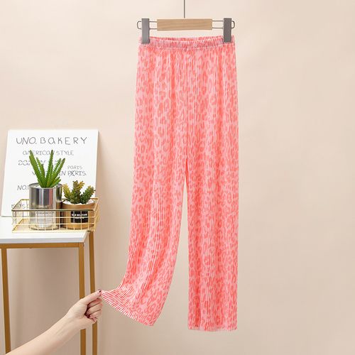 Pantalon camiwind Fashion pour filles à fleurs roses