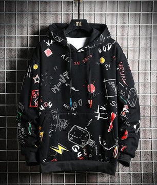 Streetwear japonais imprimé hip-hop Harajuku