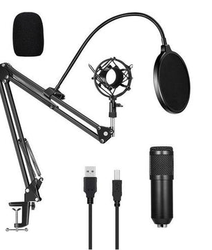 Microphone USB pour enregistrement de podcasts et jeux