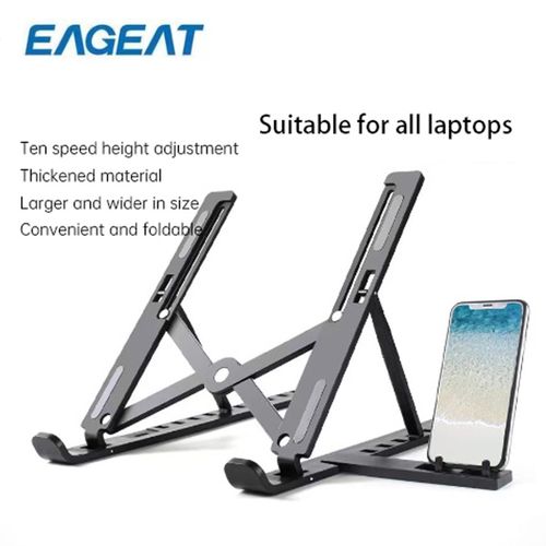 Support réglable pour ordinateur portable et téléphone EAGEAT à 10 vitesses