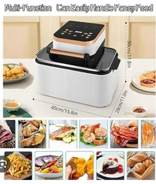 Friteuse à air numérique Solver Crest de très grande capacité de 15 L
