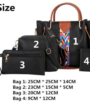 Mateamoda Lot de 4 sacs à main pour femme
